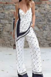 Fashion Printed Tops & Pants Two-piece Set