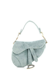 Velvet Rhinestone Saddle Bag