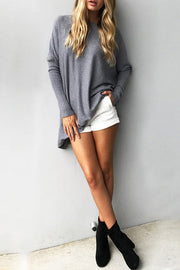 STYLE INSTINCT LONG SLEEVE KNIT TOP - 2 COLORS