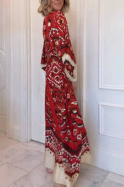 Ainika Pineapple Ikat Maxi Dress