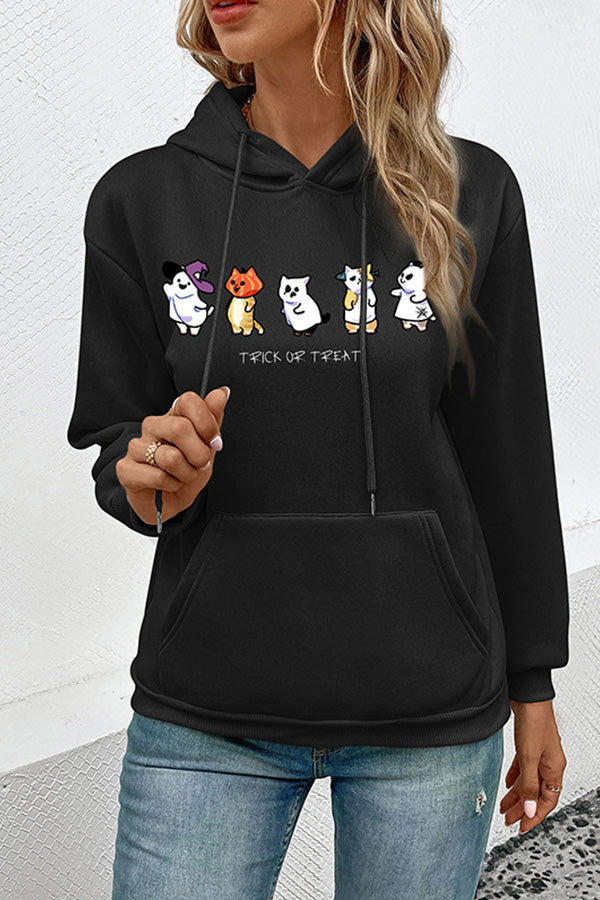 casual hooded pullover sweater