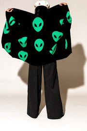 Too Cool For You Oversized Alien Cardigan