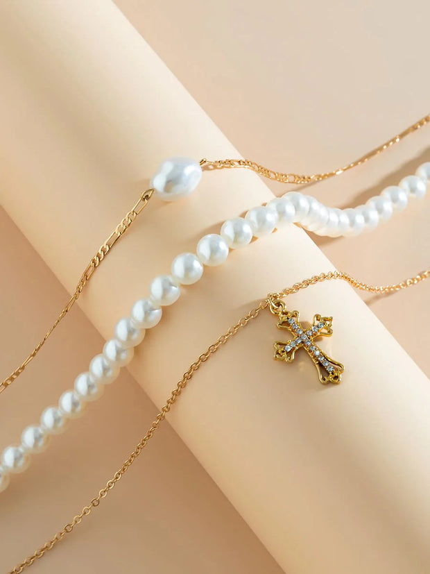 Pearl Multi-Layer Necklace