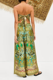 Clemenza Wide-Leg Silk Pants