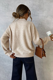 Jersey beige super soft sweater