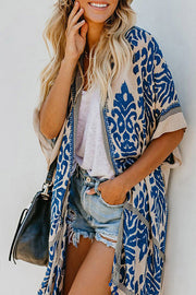 SEASIDE RETREAT BOHO PRINT KIMONO - 4 COLORS