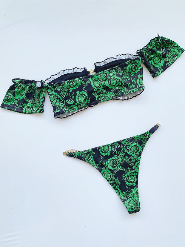 Vintage Printed Bikini