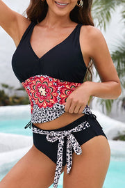 Floral Leopard Bohemia Tankinis