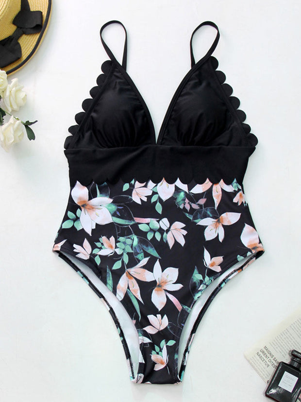 Printed One-piece Swimsuit