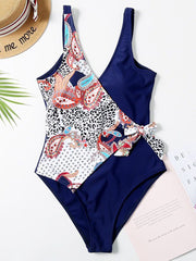 Floral Print One-piece Swimsuit