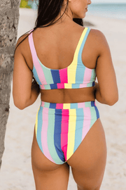 Multicolor Bikini Set