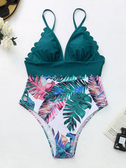 Printed One-piece Swimsuit