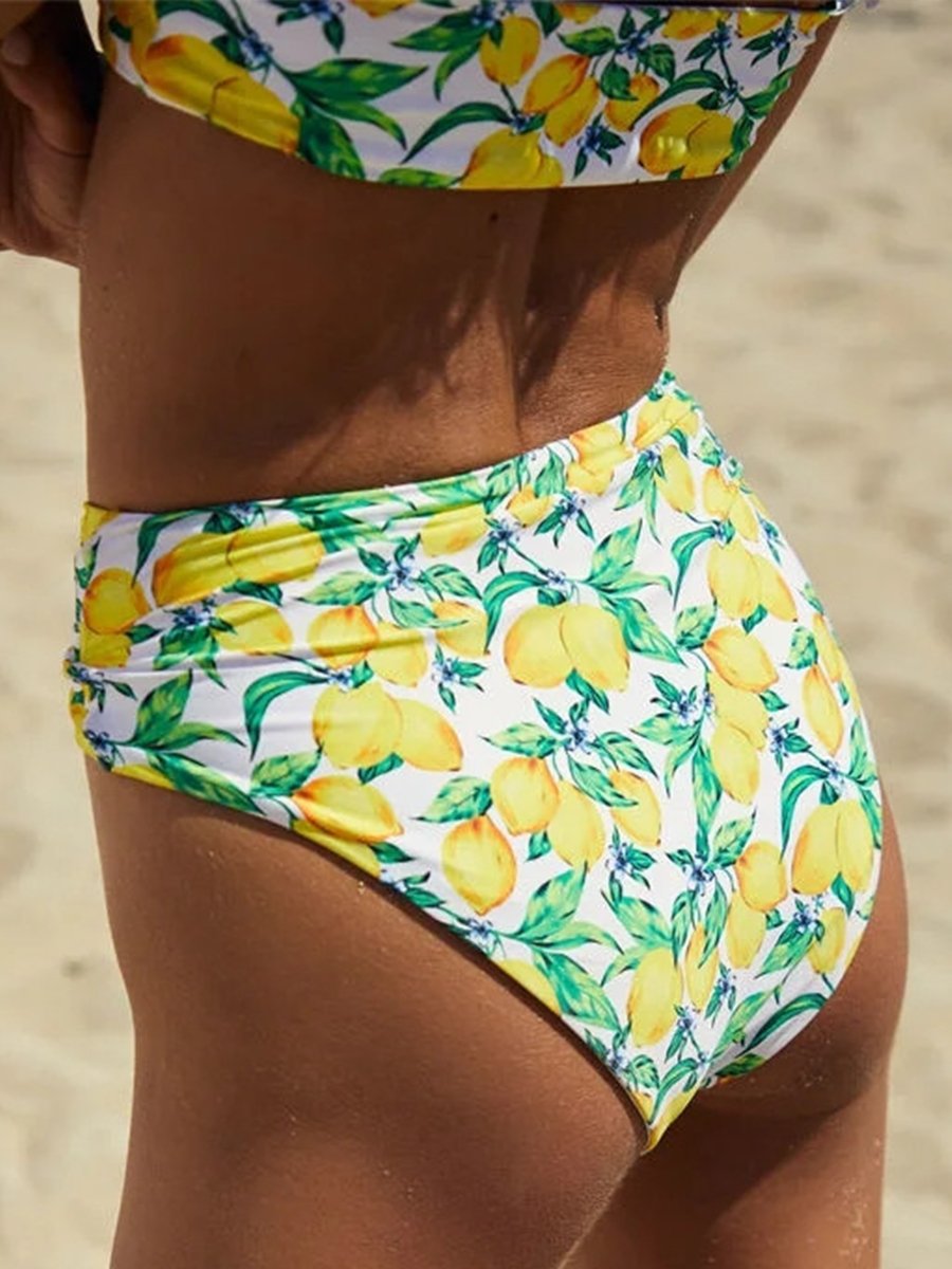 Lemon Printed Bikini