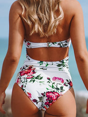 Floral Print One-piece Swimsuit