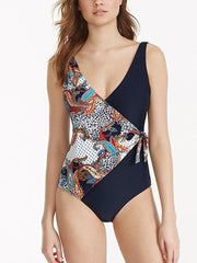 Floral Print One-piece Swimsuit