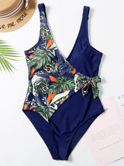 Floral Print One-piece Swimsuit