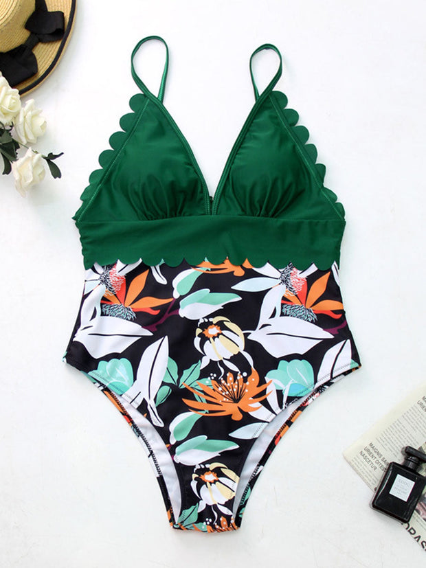 Printed One-piece Swimsuit