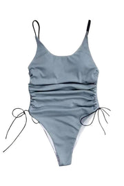 Pure Color Sexy All-in-one Swimsuit