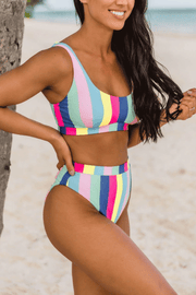 Multicolor Bikini Set