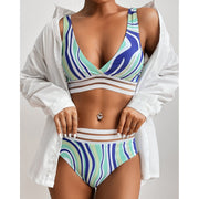 Printed Swimsuit Fashion Sexy Ladies Split Swimsuit