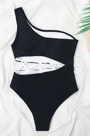 Beach Chic Cut Out One Piece Swimsuit