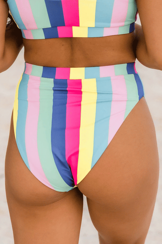 Multicolor Bikini Set