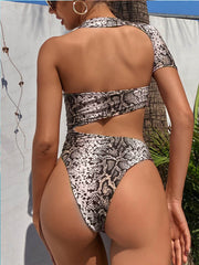 Snake Print on new one piece swimsuit