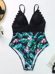 Printed One-piece Swimsuit