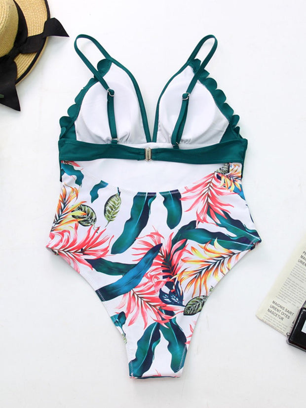 Printed One-piece Swimsuit