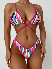 Bandage Printed Bikini